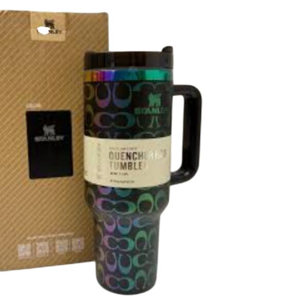 COACH X STANLEY QuencherTumbler 40 oz Coach Logo on Black NIB - Picture 2 of 2